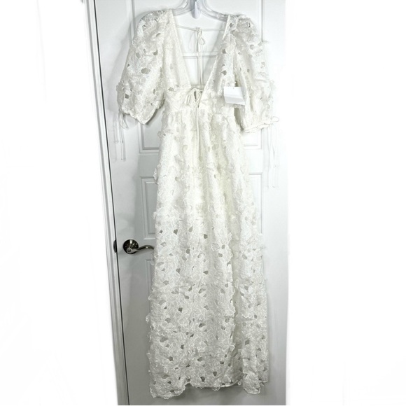 FOR LOVE & LEMONS x FREE PEOPLE Serena Maxi Dress NEW With Tag White Size M - Picture 2 of 15